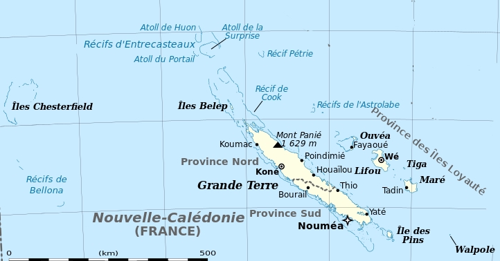Nelle Caledonie