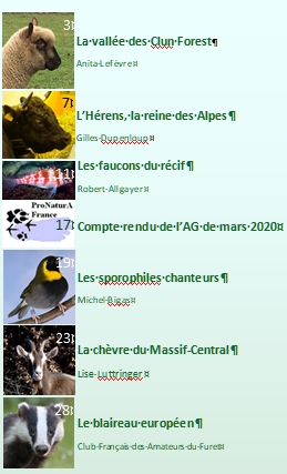 Sommaire PNA