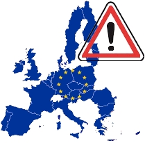 Carte UE danger