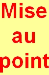 mise au point
